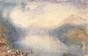 J.M.W. Turner The Bay of Uri from above Brunnen oil painting reproduction
